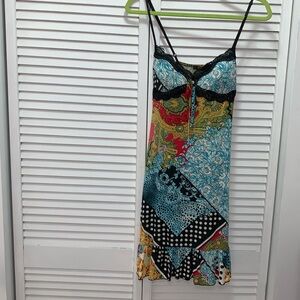 👗Gorgeous one of kind unique vibrant flattering French dress Made in Fra…